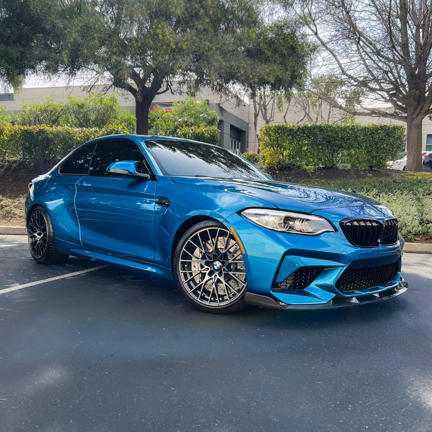 Gloss Carbon Fiber Front Splitter | BMW F87 M2 Competition