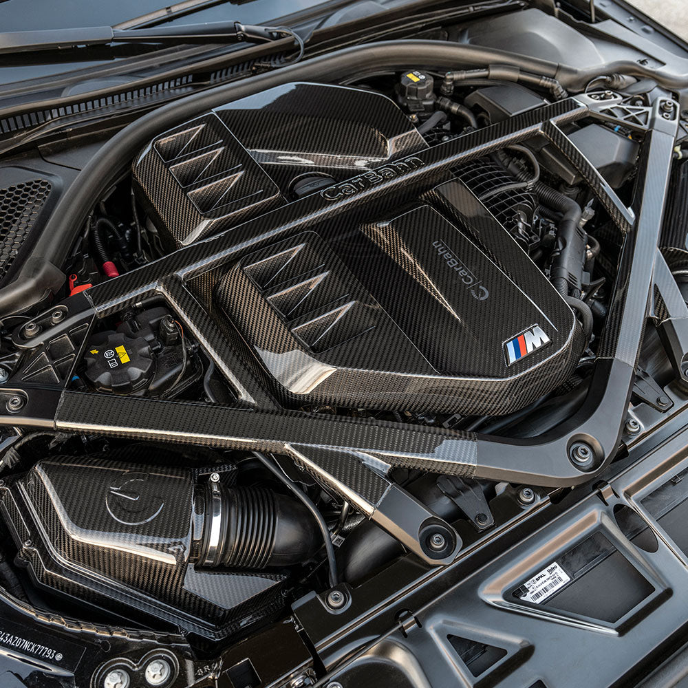 CSL Style Carbon Fiber 5-Point Strut Brace | BMW G8X M2/M3/M4