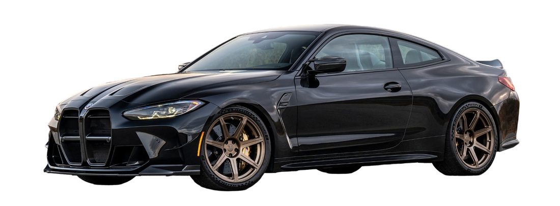 BMW M5 G90 equipped with CarBahn suspension tuning upgrades for improved cornering grip and high-performance stability.