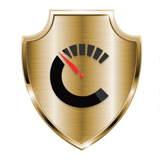 Official CarBahn Protection Plan badge and warranty documentation for a Stage 2 BMW M3, illustrating the brand's commitment to powertrain reliability.