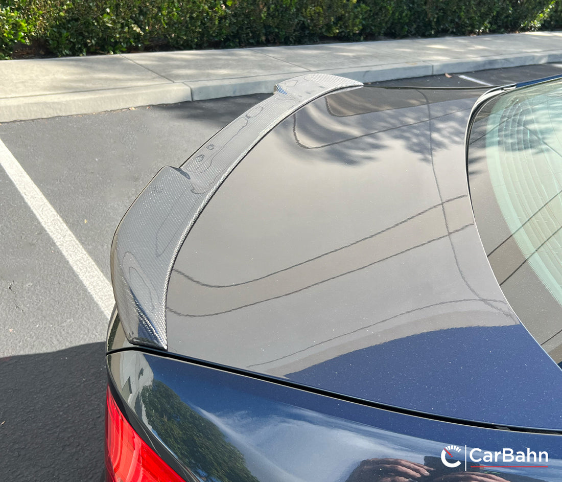 M550i Rear Wing BMW F90 M5 & M550i Gloss Carbon Rear Spoiler – CarBahn