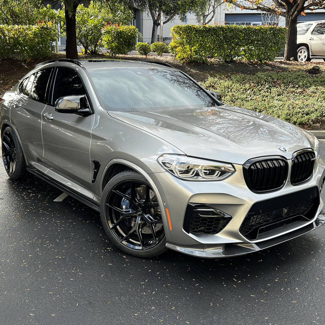 X3m Custom Gloss Carbon Fiber Front Splitter | BMW X3M/X4M