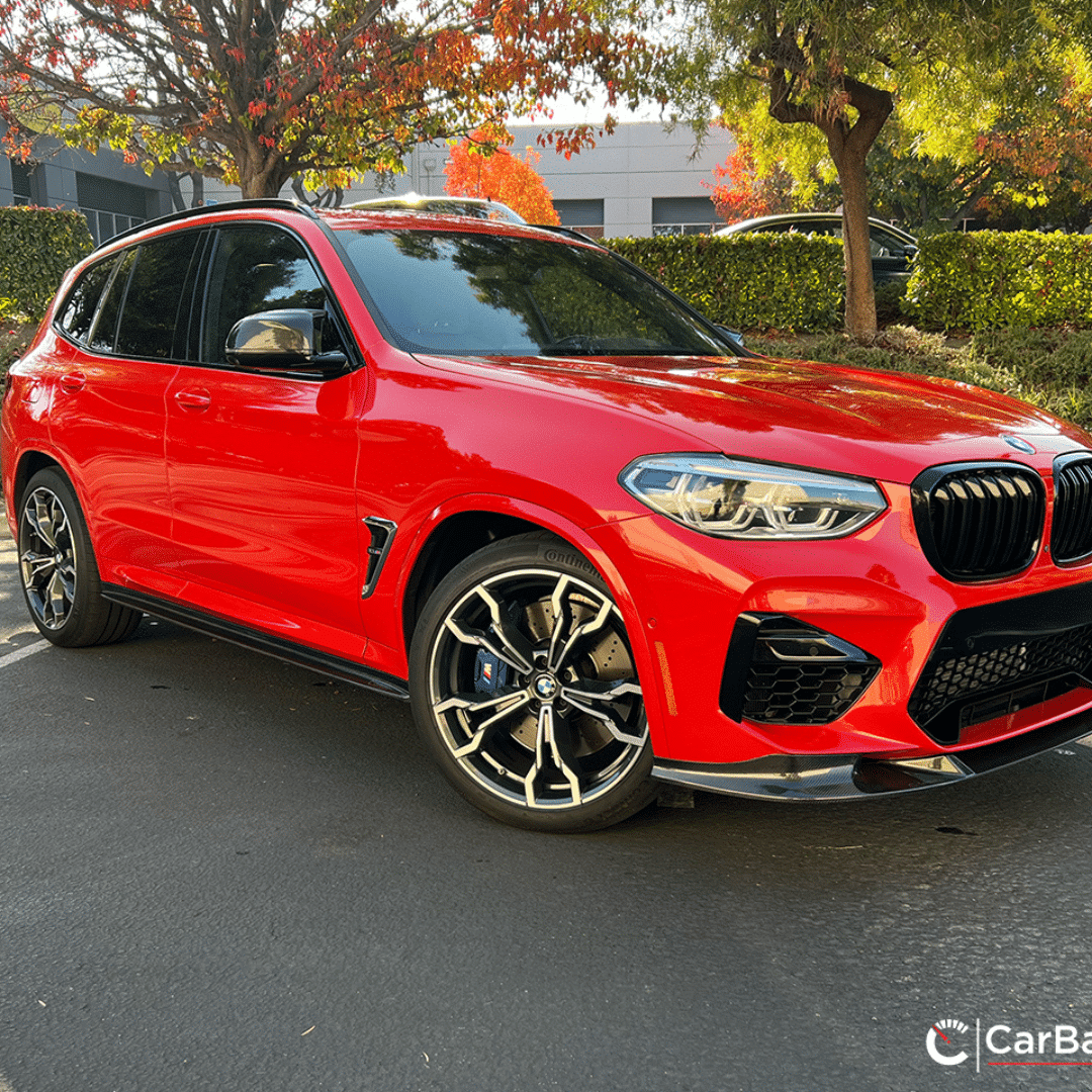 X3m Custom Gloss Carbon Fiber Front Splitter | BMW X3M/X4M