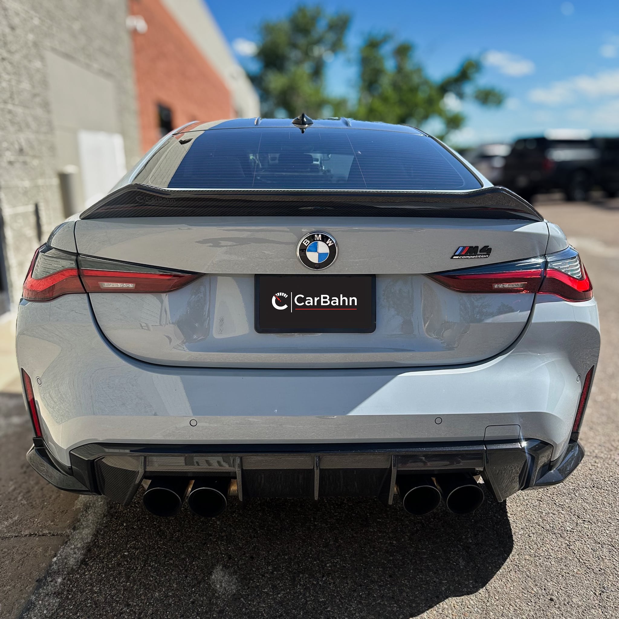Carbon Fiber Rear Spoiler BMW G82 M4 M440i CarBahn By Steve Dinan Carbon Fiber Rear Spoiler BMW G82 M4 M440i CarBahn By Steve Dinan