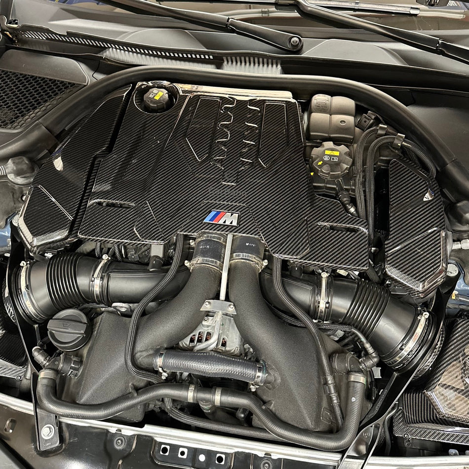 Carbon Fiber Engine Side Covers | BMW F90 M5/M8