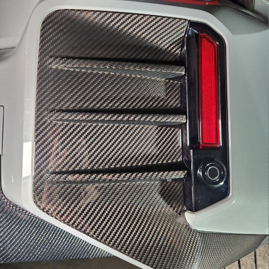 Carbon Fiber Rear Bumper Vent Inserts (Set of 2) | BMW G87 M2