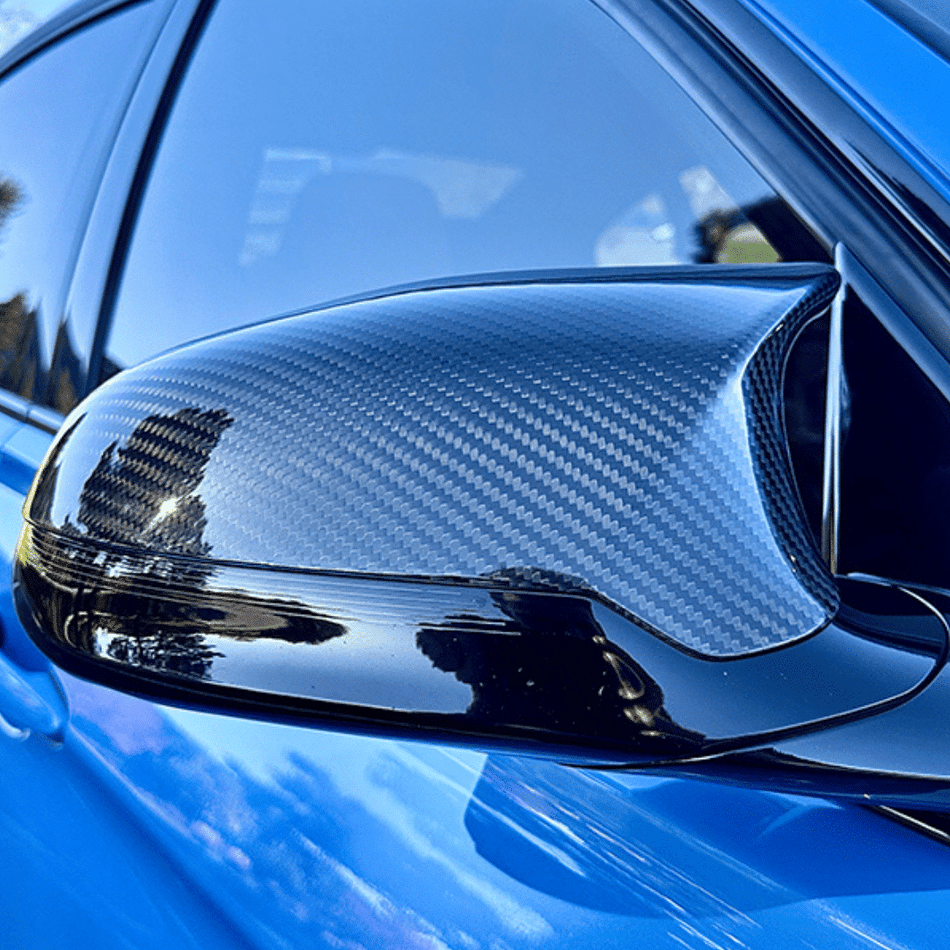 Gloss Carbon Fiber Mirror Covers | BMW M3/M4