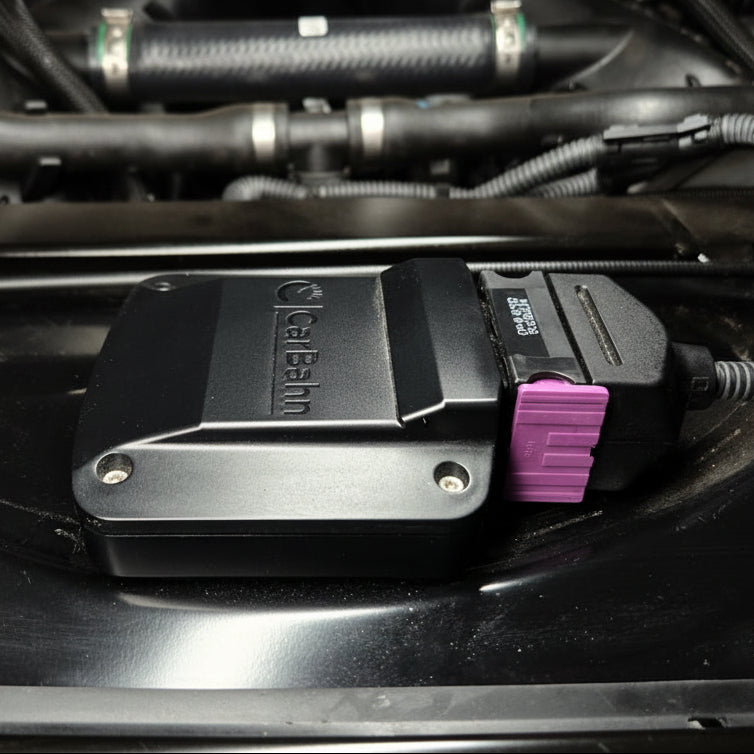 carbahn performance controller on a car engine