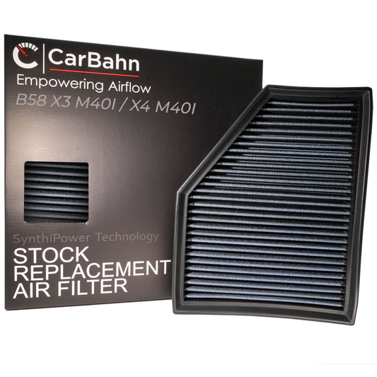 B58 High Flow Replacement Intake Air Filter | BMW X3 M40i / X4 M40i