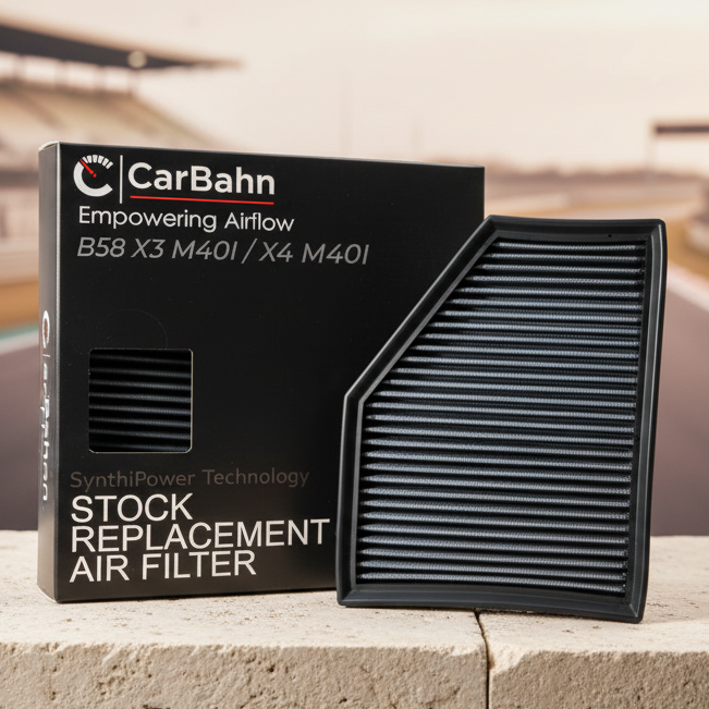 B58 High Flow Replacement Intake Air Filter | BMW X3 M40i / X4 M40i