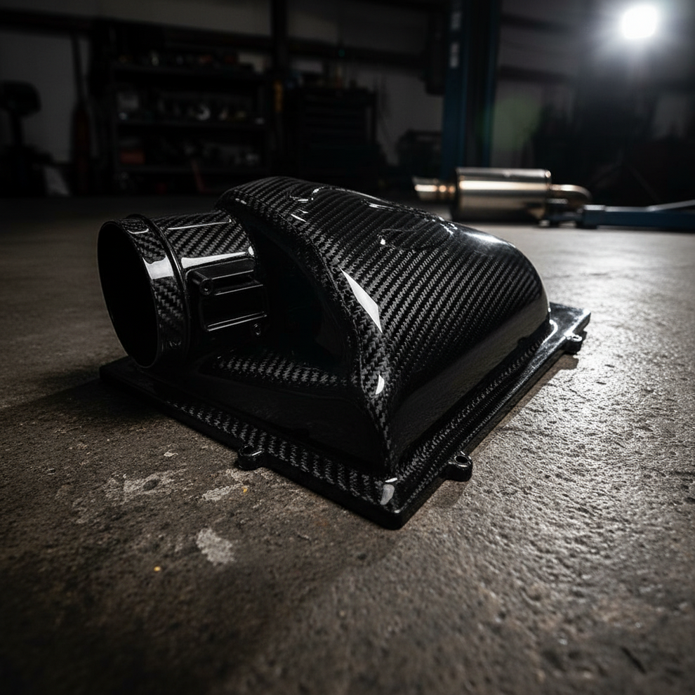 BMW X3 X4 M40i CarBahn cold air intake setup